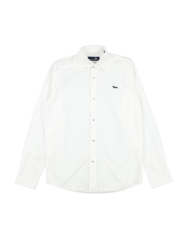 HARMONT & BLAINE Solid colour shirt White 100% Cotton