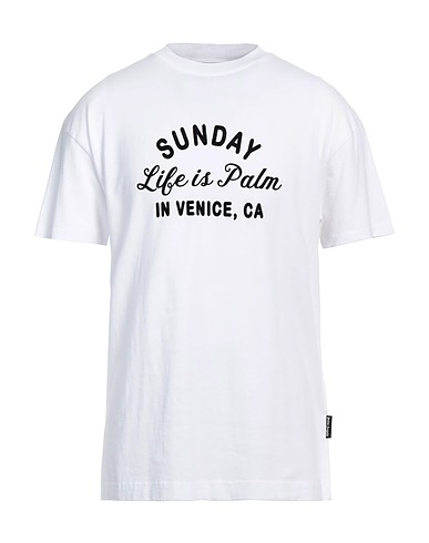 PALM ANGELS Ｔシャツ ホワイト コットン 100% / ポリエステル