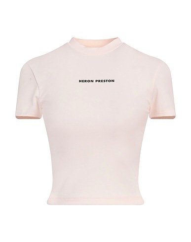 HERON PRESTON T-shirt Pink 68% Cotton, 28% Polyester, 4% Elastane