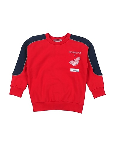 PACIOTTI Sweatshirt Red 95% Cotton, 5% Elastane