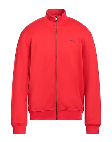FERRARI Sweatshirt Red 58% Polyamide, 42% Cotton, Elastane