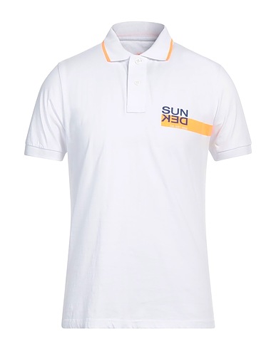 SUNDEK Polo shirt White 100% Cotton