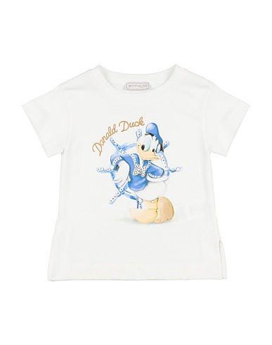 MONNALISA T-shirt White 100% Cotton