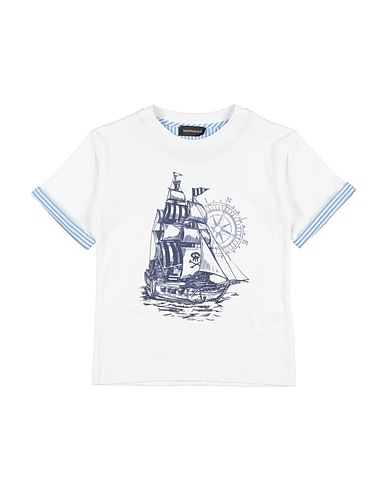 MONNALISA T-shirt Bianco 100% Cotone