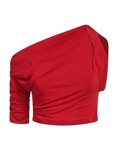JACQUEMUS Top Red 71% Viscose, 21% Polyester, 8% Elastane