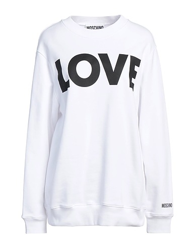 MOSCHINO Sweatshirt White 100% Cotton