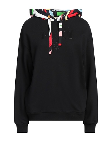 PUCCI Felpa Nero 100% Cotone