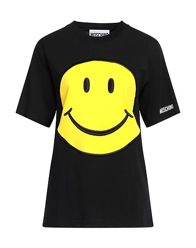 MOSCHINO T-shirt COUTURE X SMILEY Black 100% Cotton