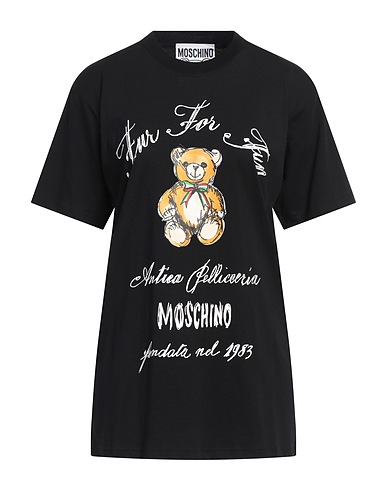MOSCHINO T-shirt COUTURE Nero 100% Cotone