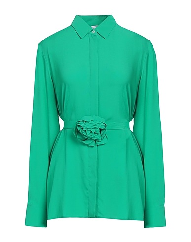MARELLA TOPWEAR Green 69% Acetate, 31% Silk