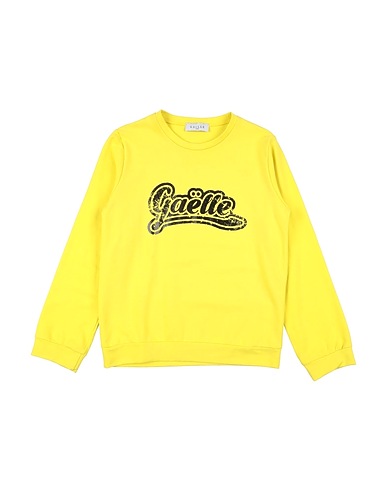 GAëLLE Paris Sweatshirt Lime green 96% Cotton, 4% Elastane