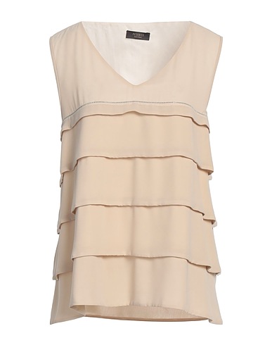 PESERICO Top EASY Beige 100% Poliestere, Cotone