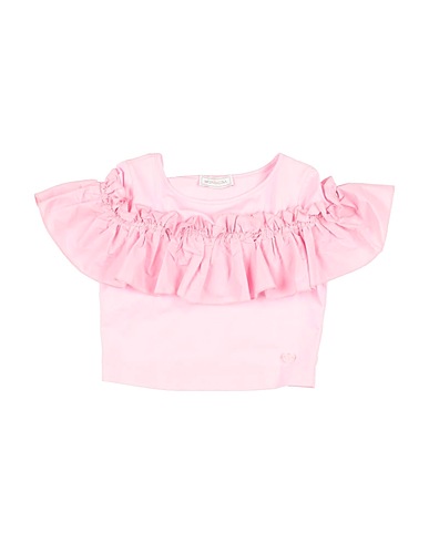 MONNALISA T-shirt Pink 95% Cotton, 5% Elastane