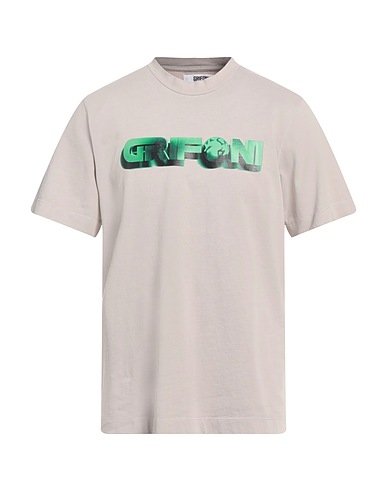 GRIFONI T-shirt Taupe 100% Cotton
