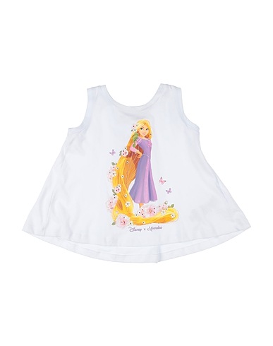 MONNALISA T-shirt DISNEY White 100% Cotton