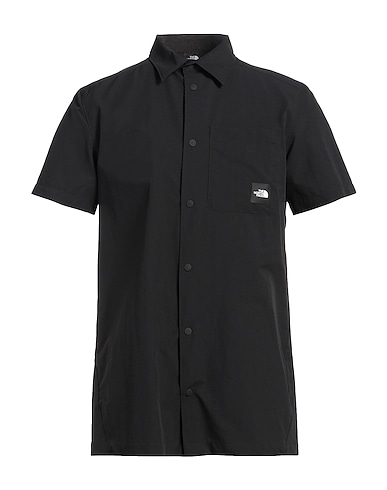 THE NORTH FACE Solid color shirt NERO 94% Nylon, 6% Elastane