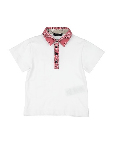 MONNALISA Polo shirt White 100% Cotton