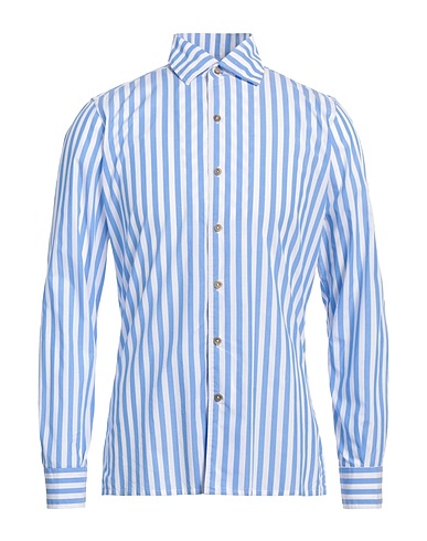 ALTEMFLOWER Striped shirt Light blue 100% Cotton