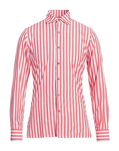 ALTEMFLOWER Striped shirt Coral 100% Cotton