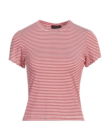 RAG & BONE T-shirt Red 93% Modal, 7% Elastane