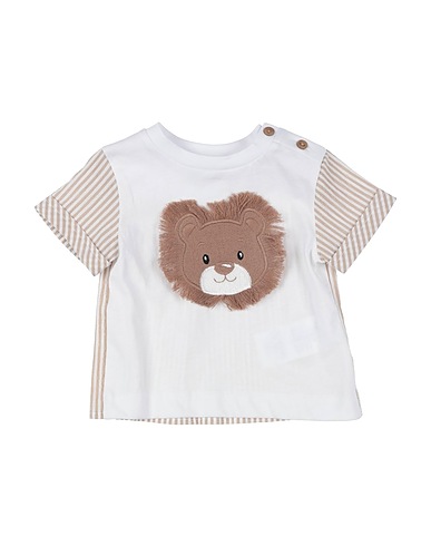 MONNALISA T-shirt White 100% Cotton