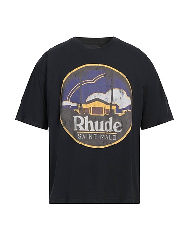 RHUDE T-shirt Black 100% Cotton