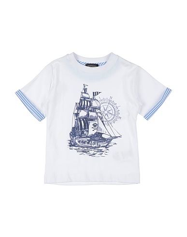 MONNALISA T-shirt White 100% Cotton
