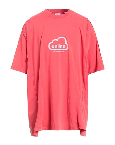 VETEMENTS T-shirt Red 100% Cotton