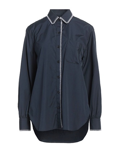 RAG & BONE Shirts Navy blue 100% Cotton