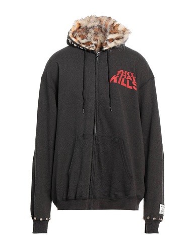 GALLERY DEPT. Hooded track jacket  Charcoal 90% Cotton, 10% Polyester