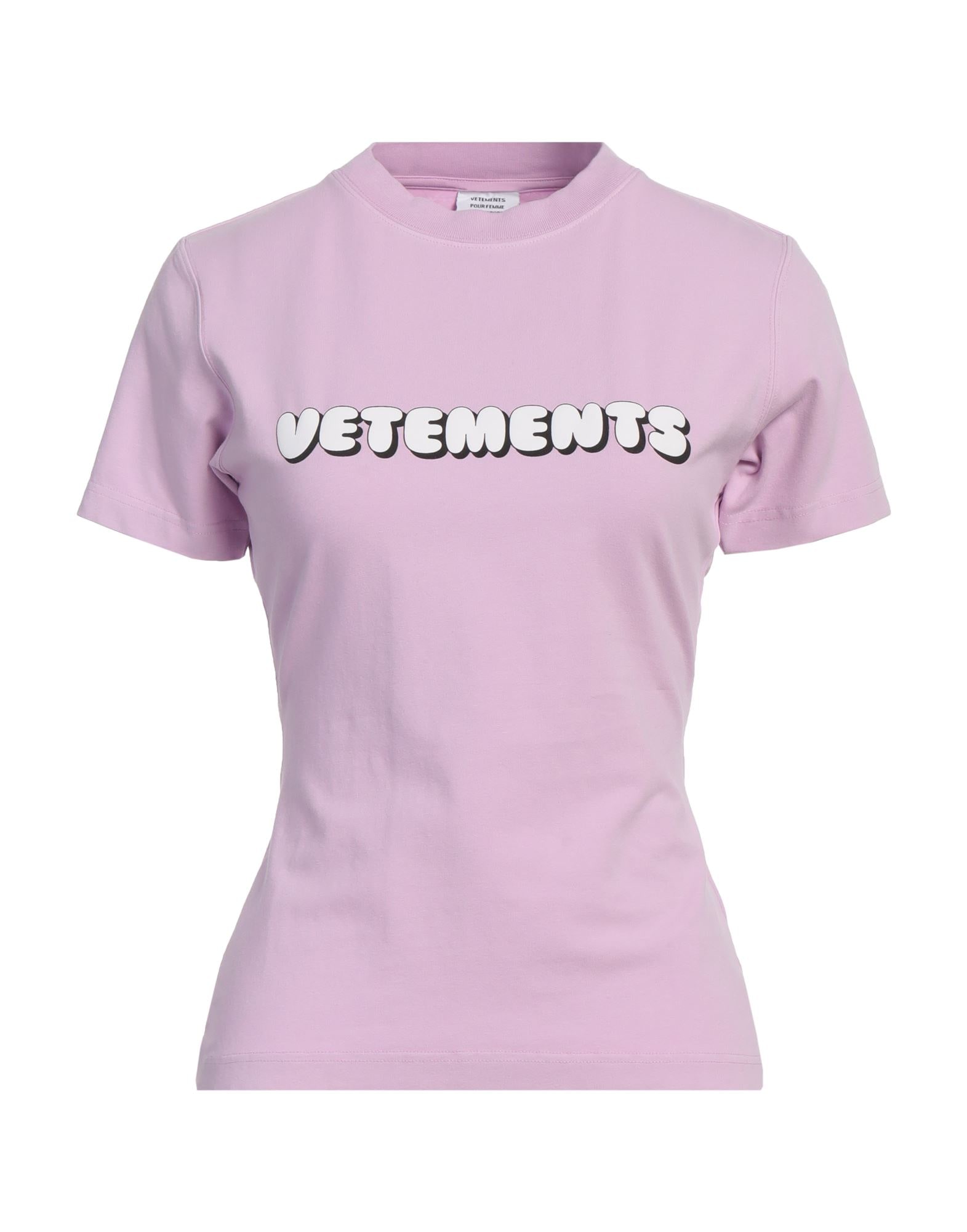 Tシャツ・カットソー VERSACE Woman T-Shirt Pink 10142731A09120 2P450 VERSACE | Pink Women's T-shirt | YOOX