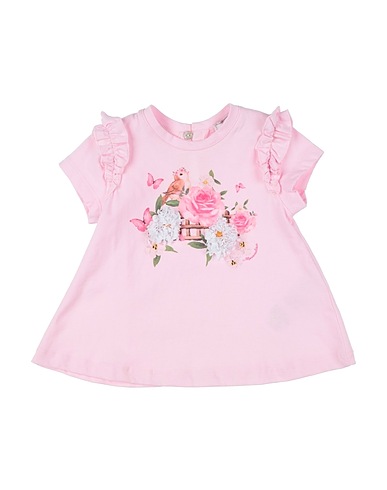 MONNALISA T-shirt Pink 100% Cotton