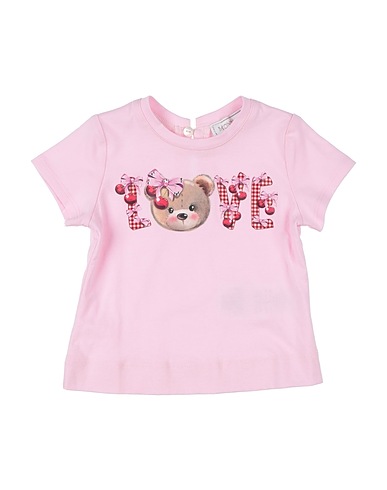 MONNALISA T-shirt Pink 100% Cotton