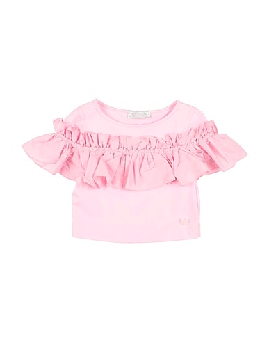 MONNALISA T-shirt Pink 95% Cotton, 5% Elastane, Polyester