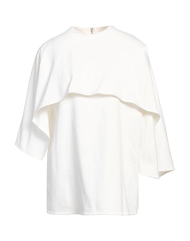 JIL SANDER Top White 100% Cotton