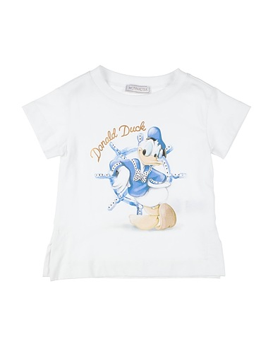 MONNALISA T-shirt DISNEY White 100% Cotton