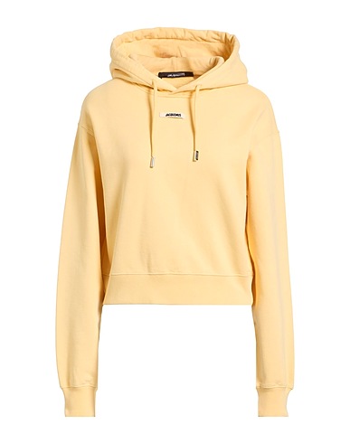 JACQUEMUS Hooded track jacket  Apricot 100% Cotton