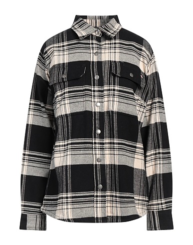 DICKIES Camicia a quadri Nero 100% Cotone