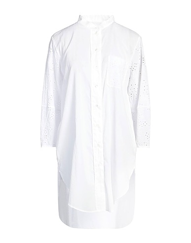 ROBERT FRIEDMAN Solid colour shirts & blouses White 100% Cotton