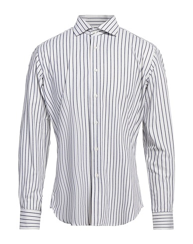 ALEXINGH Striped shirt Off white 100% Cotton