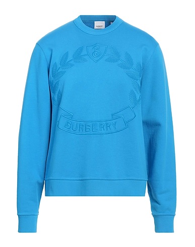 BURBERRY Sweatshirt Azure 100% Cotton, Elastane