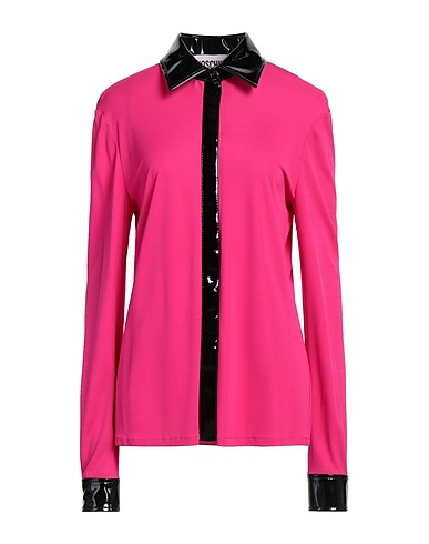 MOSCHINO Patterned shirts & blouses 100% Viscose, Polyester, Elastane, Polyurethane resin