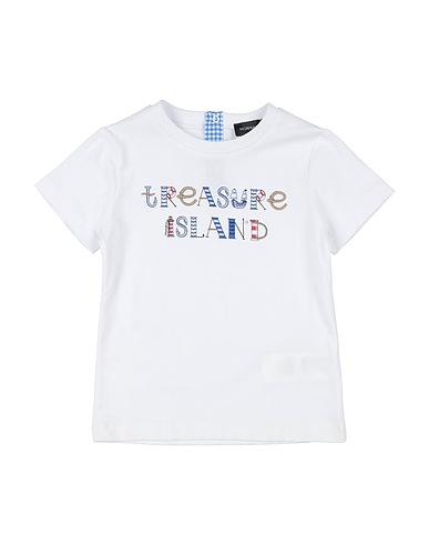 MONNALISA T-shirt White 100% Cotton