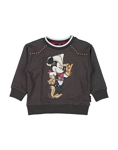 MONNALISA Sweatshirt DISNEY Dunkelbraun 95% Baumwolle, 5% Elastan