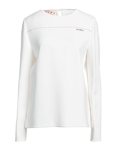MARNI Top White 97% Viscose, 3% Elastane