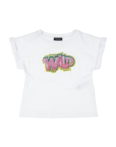MONNALISA T-shirt White 100% Cotton