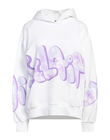 DISCLAIMER Hooded sweatshirt White 100% Cotton