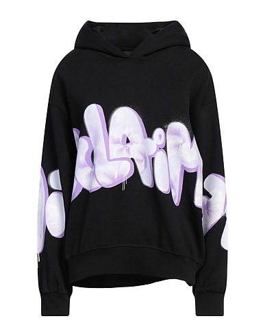 DISCLAIMER Felpa Nero 100% Cotone
