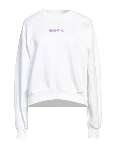 DISCLAIMER Sweatshirt White 100% Cotton