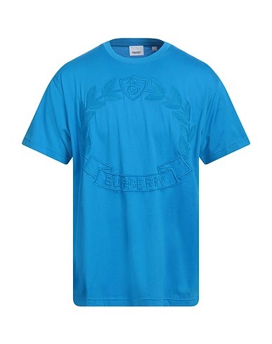 BURBERRY T-shirt Azure 100% Cotton, Elastane